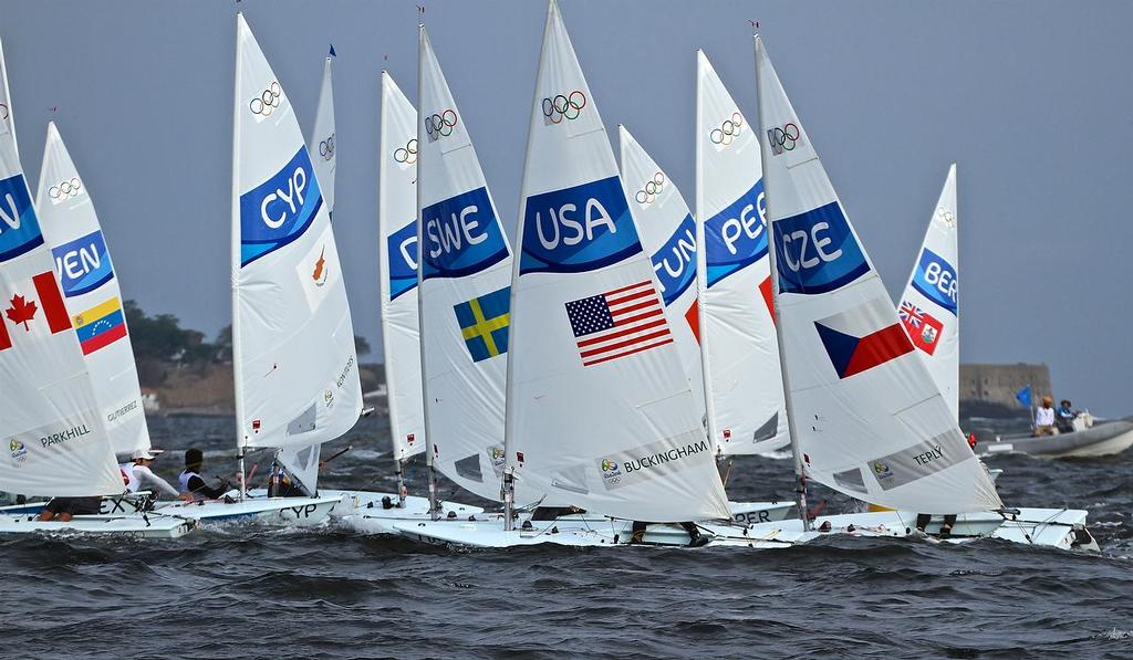 Olympic Day 1 - Laser - Rio Olympics - Day 1, August 8, 2016 © Richard Gladwell www.photosport.co.nz